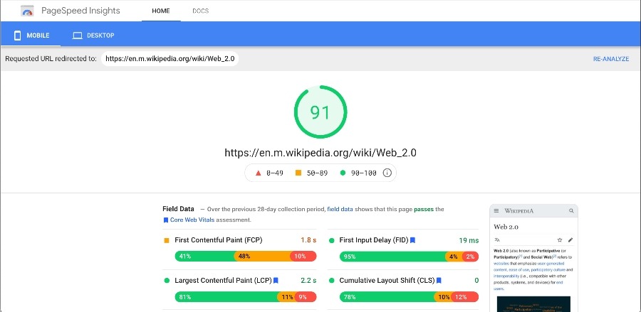 Google page experience update (May 2021) The most important takeaways for web page ranking - Google PageSpeed Insights - Site Social SEO