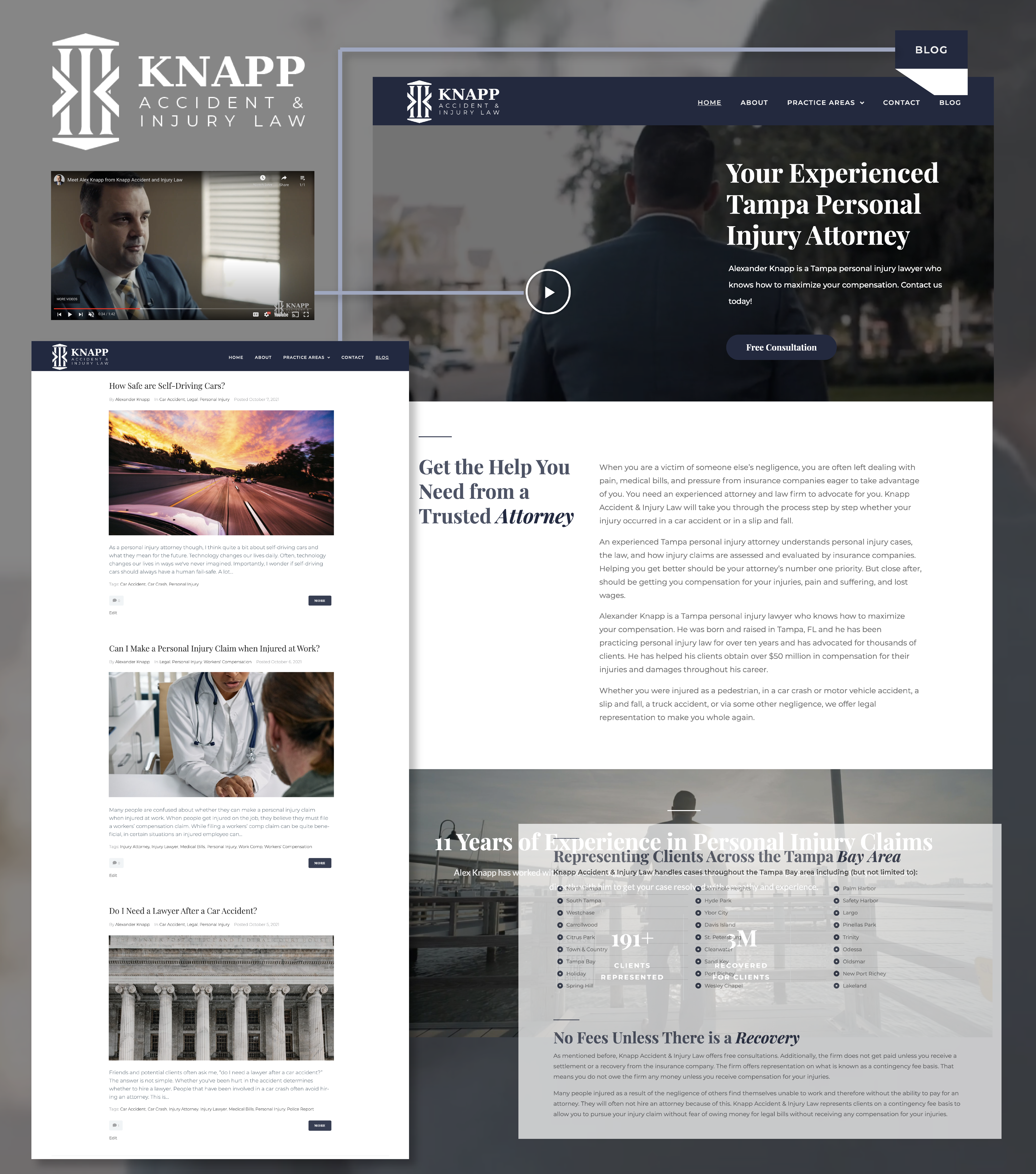 Knapp Injury Law Website-Websites Designed by Site Social SEO-Law Firm Website